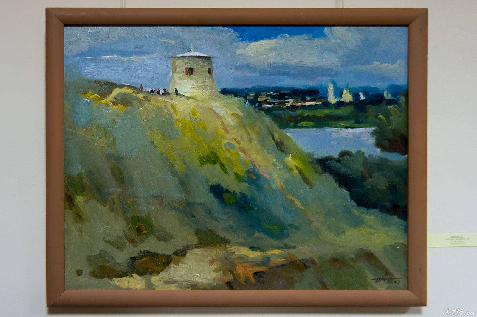 Пейзаж с башней, 2007, Петров А.А.::Елабуга – источник вдохновения