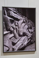рельеф «Расстрел» (1974, железобетон) на Арском кладбище.