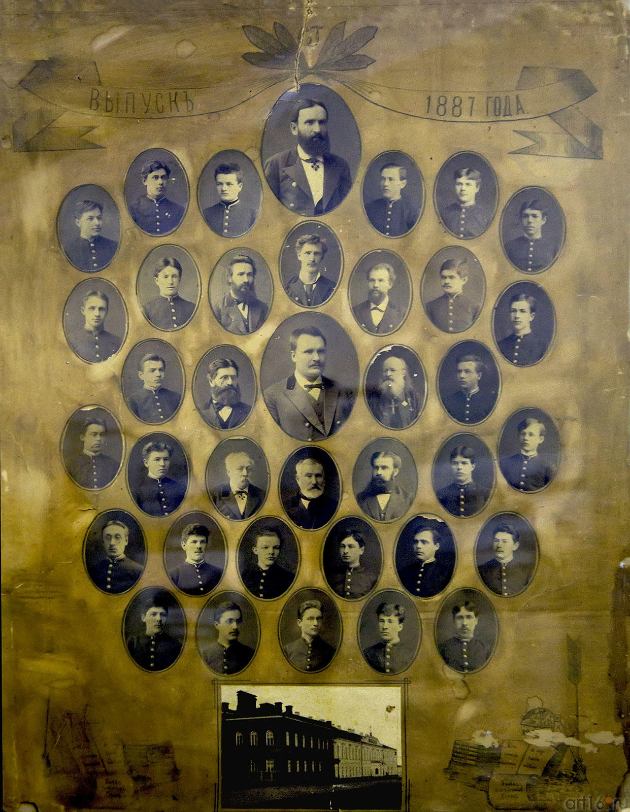 Фотография. Выпуск Симбирской гимназии 1887 года::Экспозиция Дома-музея В.Ульянова-Ленина
