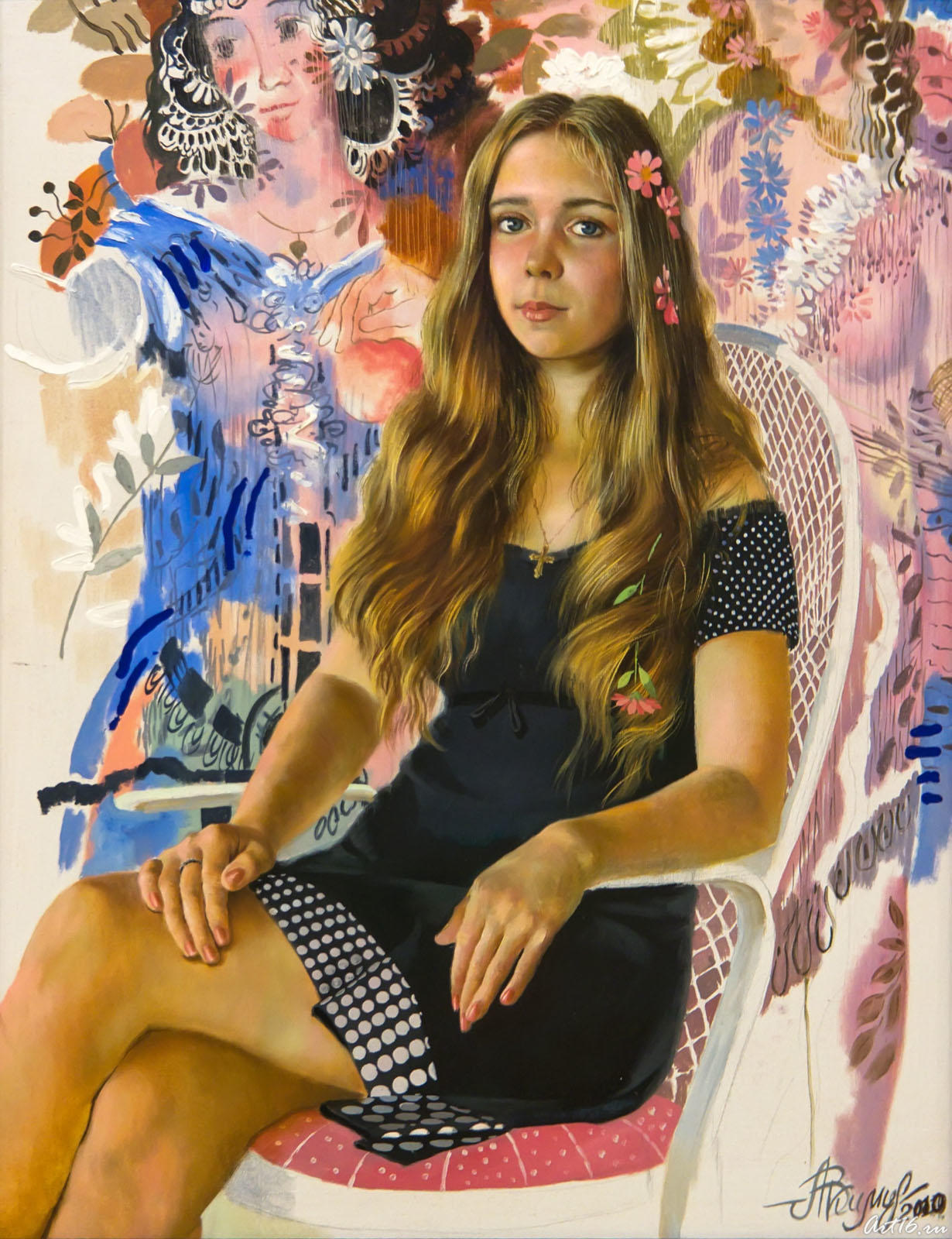 Портрет Сони. 2010.  Акимов В.Я::Золотой век в душе. Владимир Яковлевич Акимов