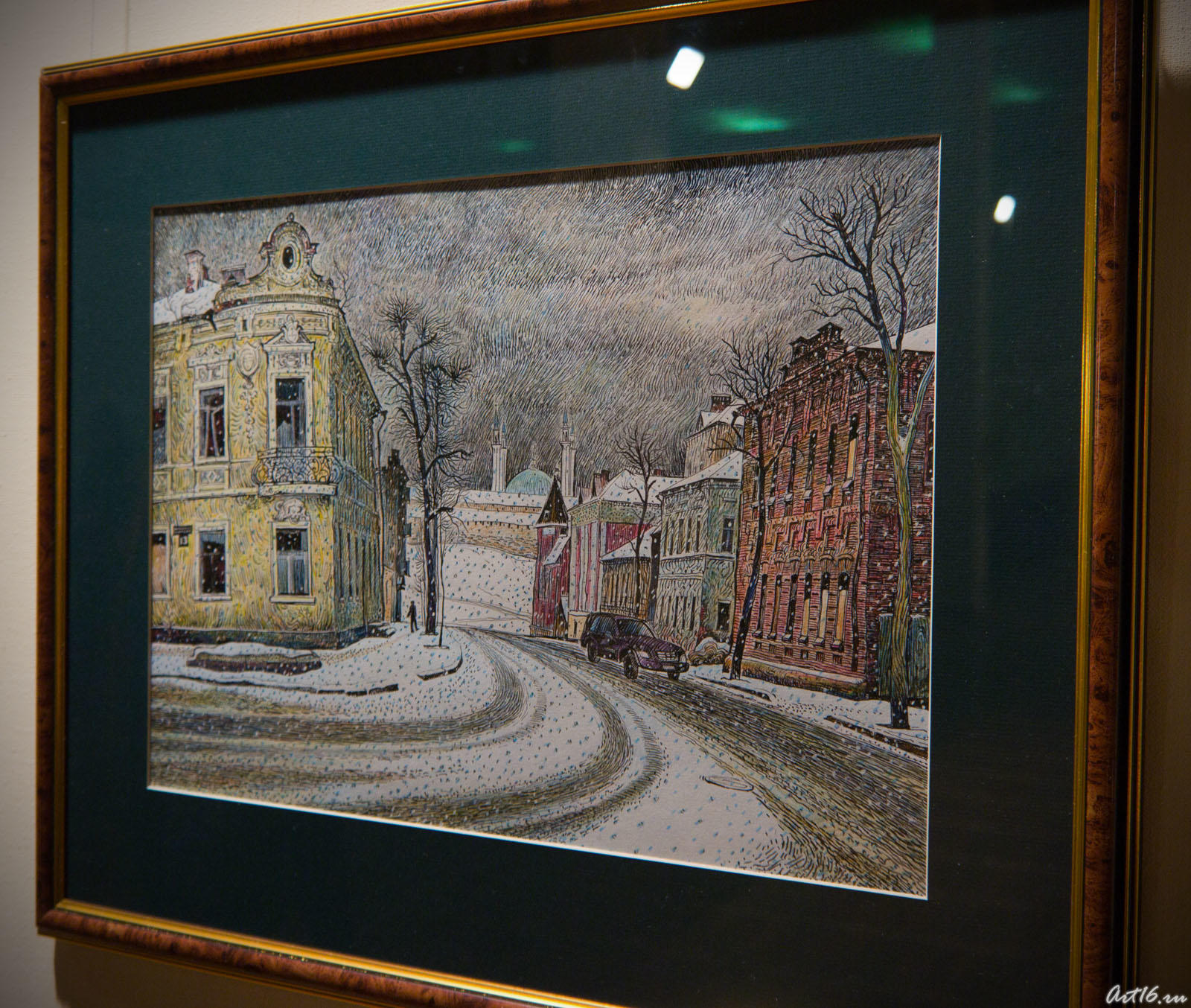 А снег идет. 2005. Ильин В.И. Казань::Республиканская выставка графики — 2010