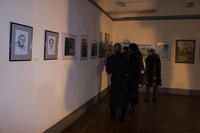 На открытии выставки «Новая графика 2010»
