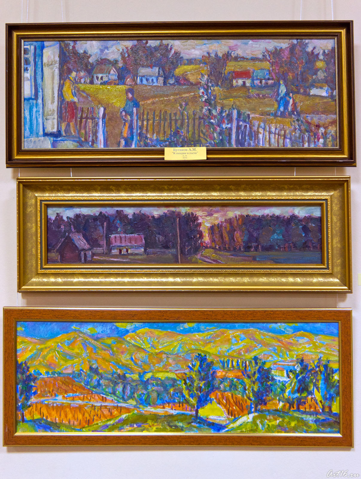 Фрагмент экспозиции. Анатолий Бугаков::Бугаков Анатолий Матвеевич. Персональная выставка. Казань 2011