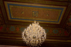 Потолок, люстра. Зал Дивана. Бахчисарайский Дворец