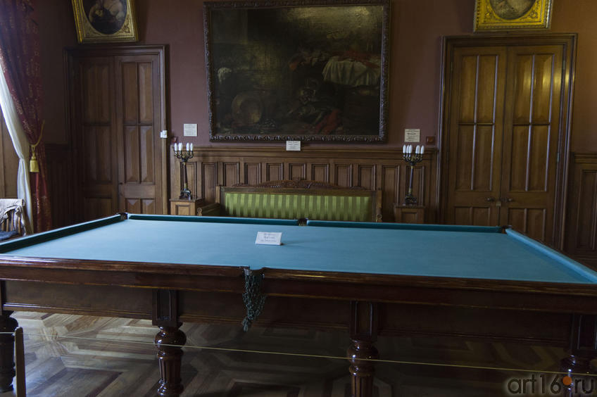 Бильярдный стол во дворце Воронцова::Алупка, Воронцовский дворец