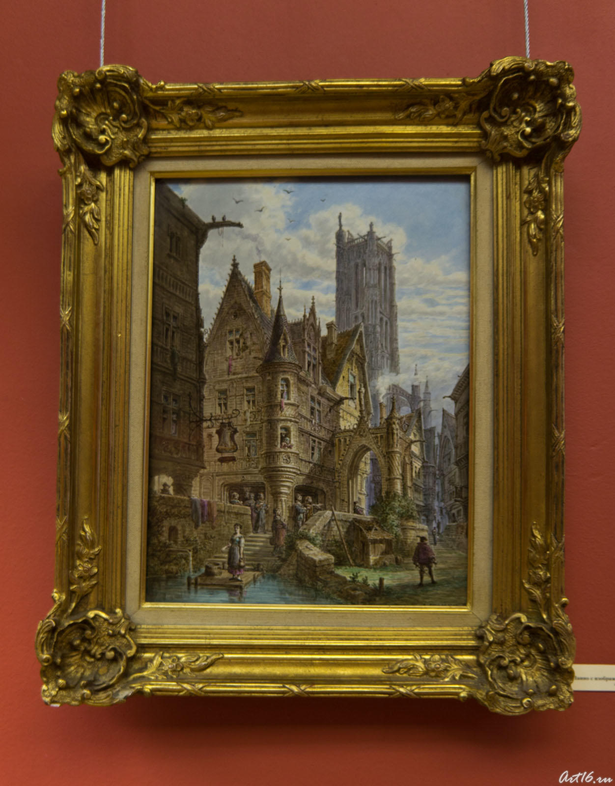 Панно с изображением башни Сен-Жак в Париже. 1880::«Ускользающая красота»