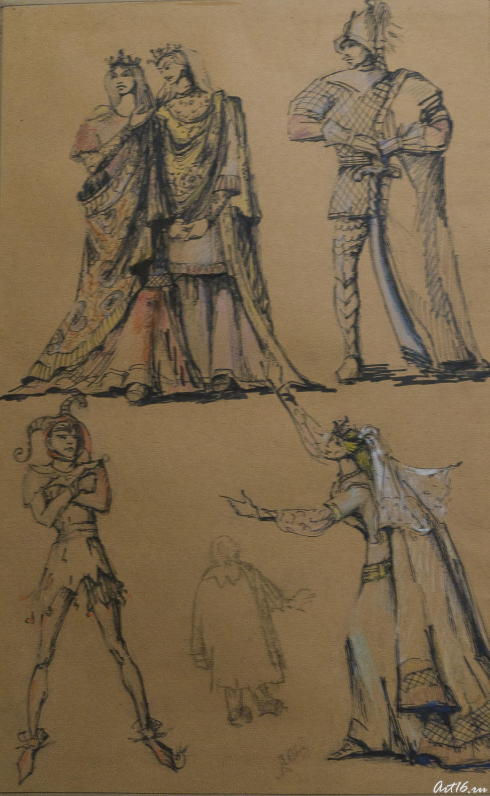 Эскизы  к костюмам. Л.Л. Сперанская-Штейн::Любовь Львовна Сперанская