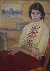 Портрет дочери Наташи, 1978, холст, масло