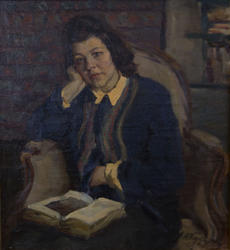 Портрет жены Камы, 1953, холст, масло