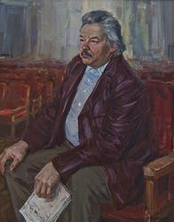 Портрет М.Х.Салимжанова, 1985, холст, масло