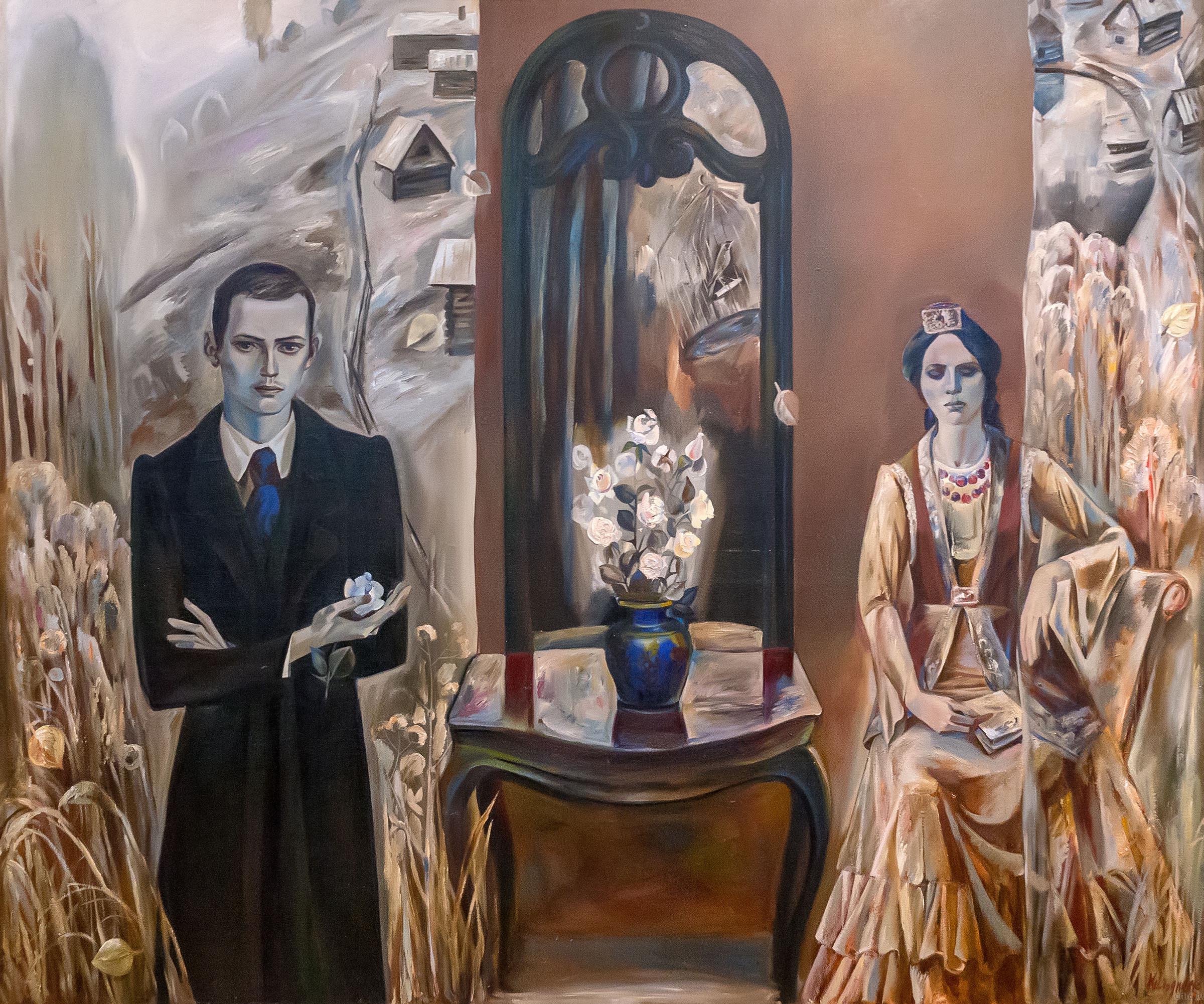 КИЛЬДИБЕКОВ Р.А. 1934 ИЗ ЛИРИКИ Г.ТУКАЯ::Открытие юбилейной выставки Р.А. Кильдибекова