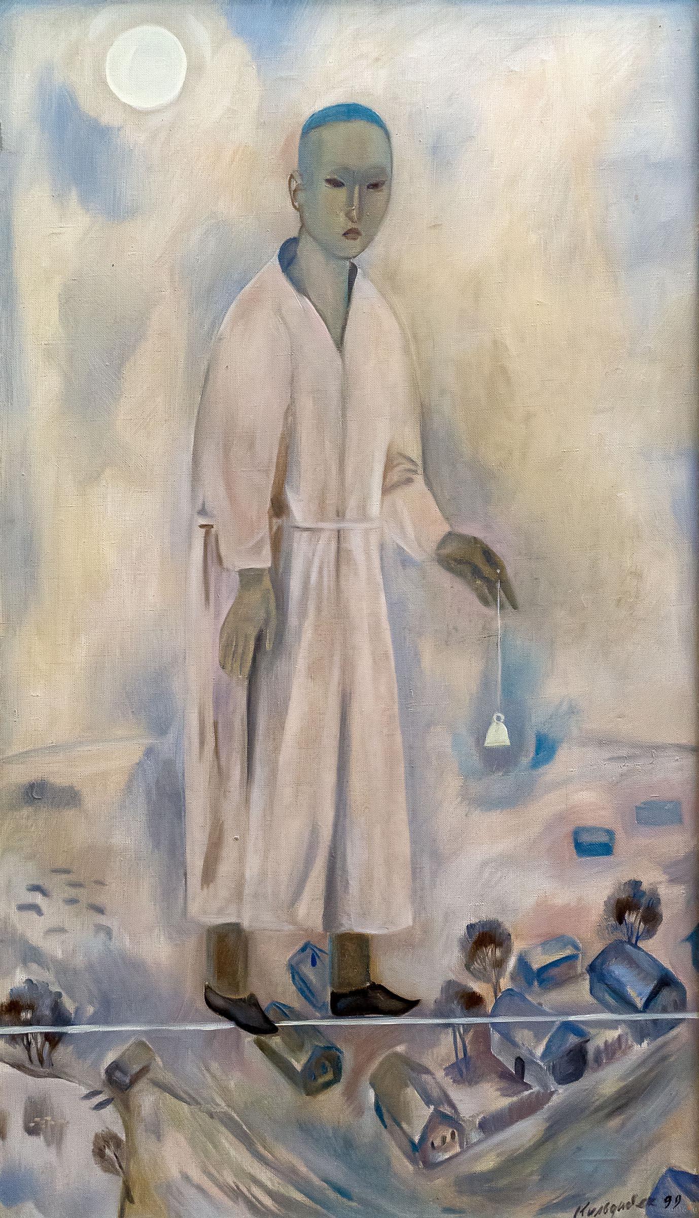 КИЛЬДИБЕКОВ Р.А. 1934 МАЛЬЧИК С КОЛОКОЛЬЧИКАМИ. 1999::Открытие юбилейной выставки Р.А. Кильдибекова