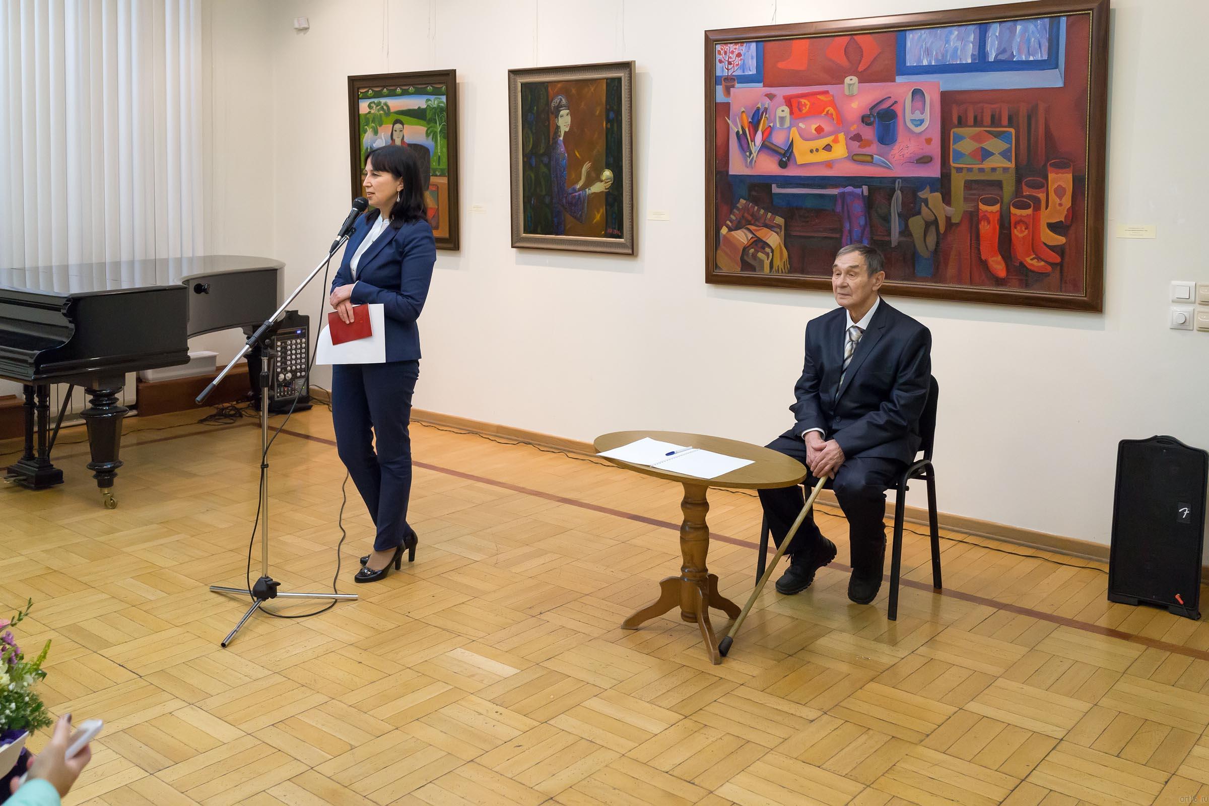 ::Открытие юбилейной выставки Р.А. Кильдибекова