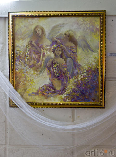 Веночек для Ангела.  Анастасия Бузунеева (Анастас)::Анастасия Бузунеева: «Как ангелы», живопись