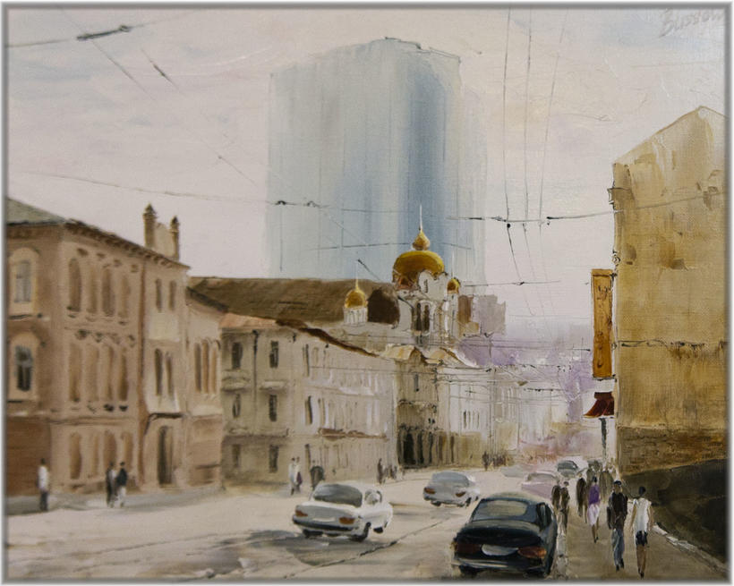 Казань. Улица Пушкина. 2006. Бусов В.Х.::У дома было доброе лицо