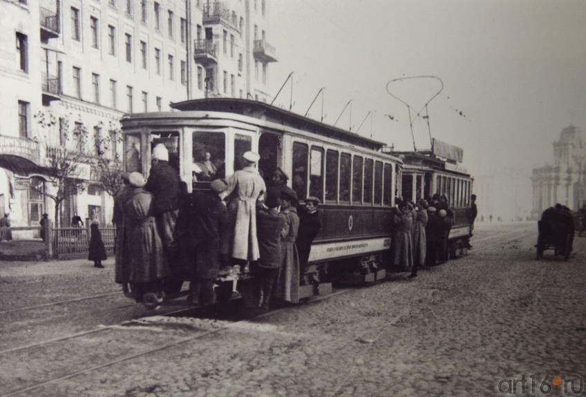 Трамвай у Красных ворот, 1910-е гг.::Москва и москвичи. Традиции и современность