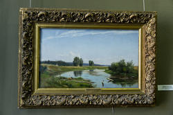 Пейзаж с озером. 1886. Шишкин И.И. (1832-1898)