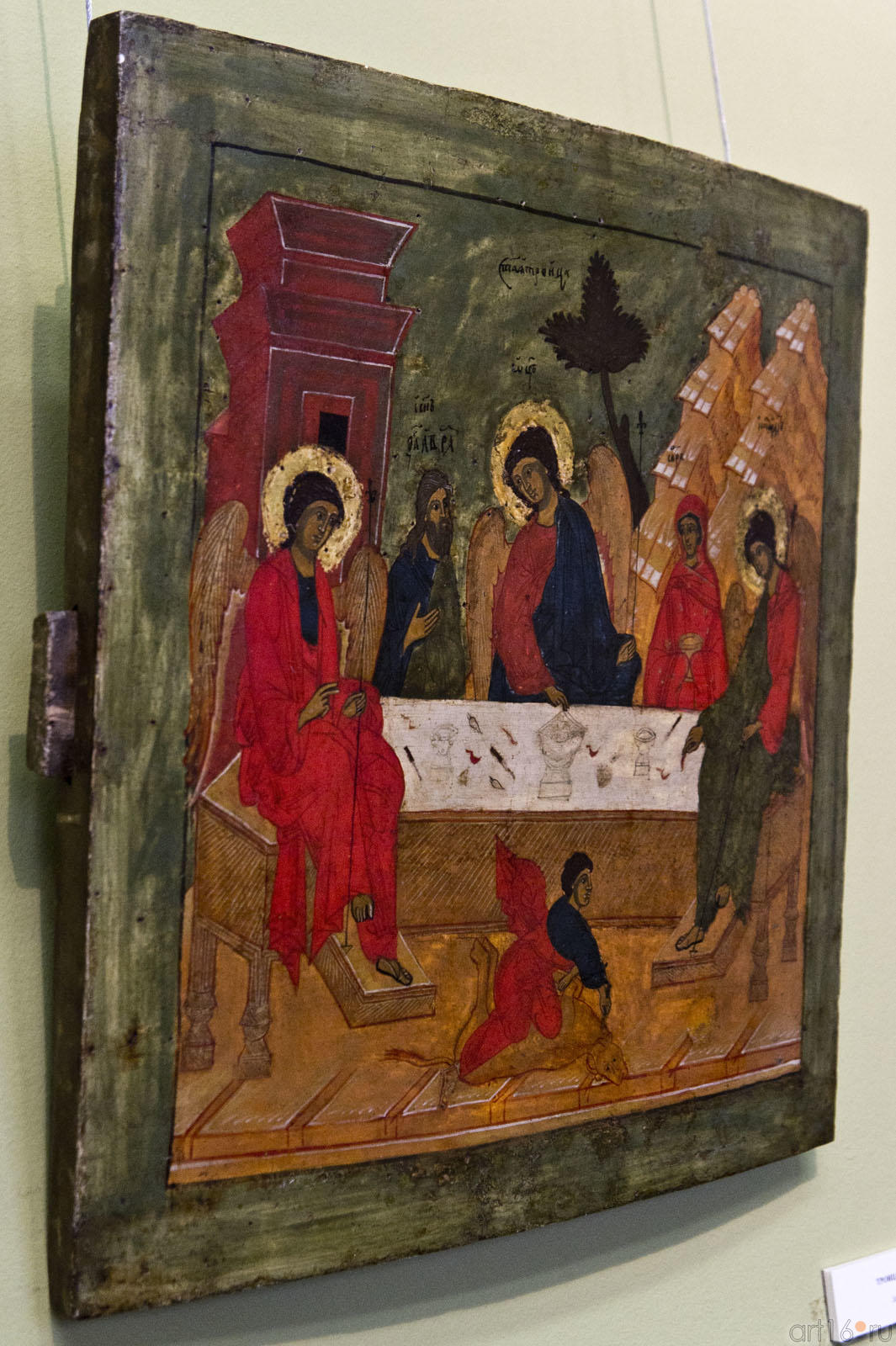 Троица Ветхозаветная XVI век::«Под сенью Святой Троицы»