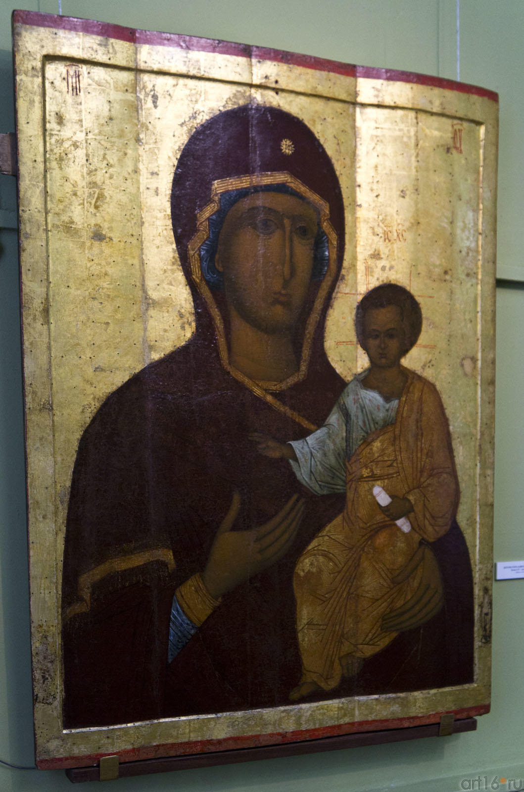 Богоматерь Одигитрия Сиоленская. Кон. XVI - пер. пол XVII::«Под сенью Святой Троицы»