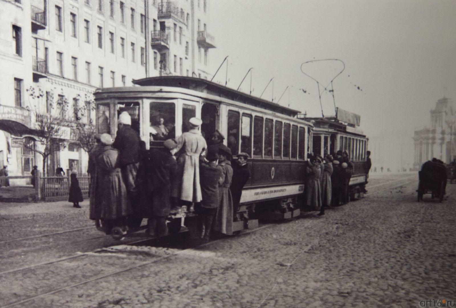Трамвай у Красных ворот, 1910-е гг.::Москва и москвичи. Традиции и современность