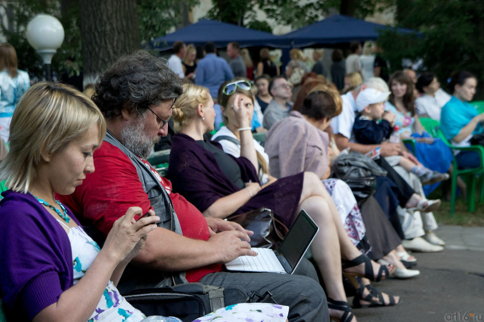 Перед началом джазовой программы в парке Усадьбы Сандецкого::Джаз в Усадьбе Сандецкого. 2011.08.04