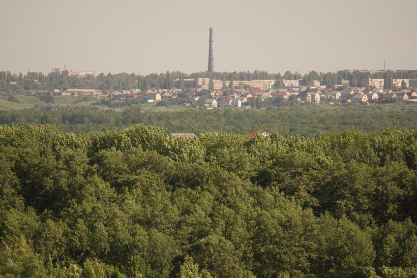 Фото №829294. Вид на г. Балашов с  противоположного берега Хопра, с. Репное