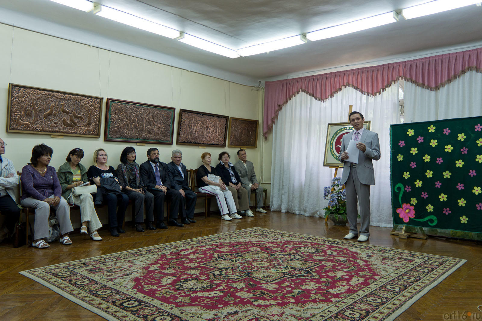 Рамис Айметов. Открытие выставки А.Иванова::Александр Иванов