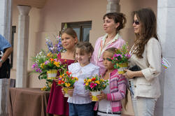 Корзины с цветами на память о мастер-классе флориста Алсу Биктимеровой