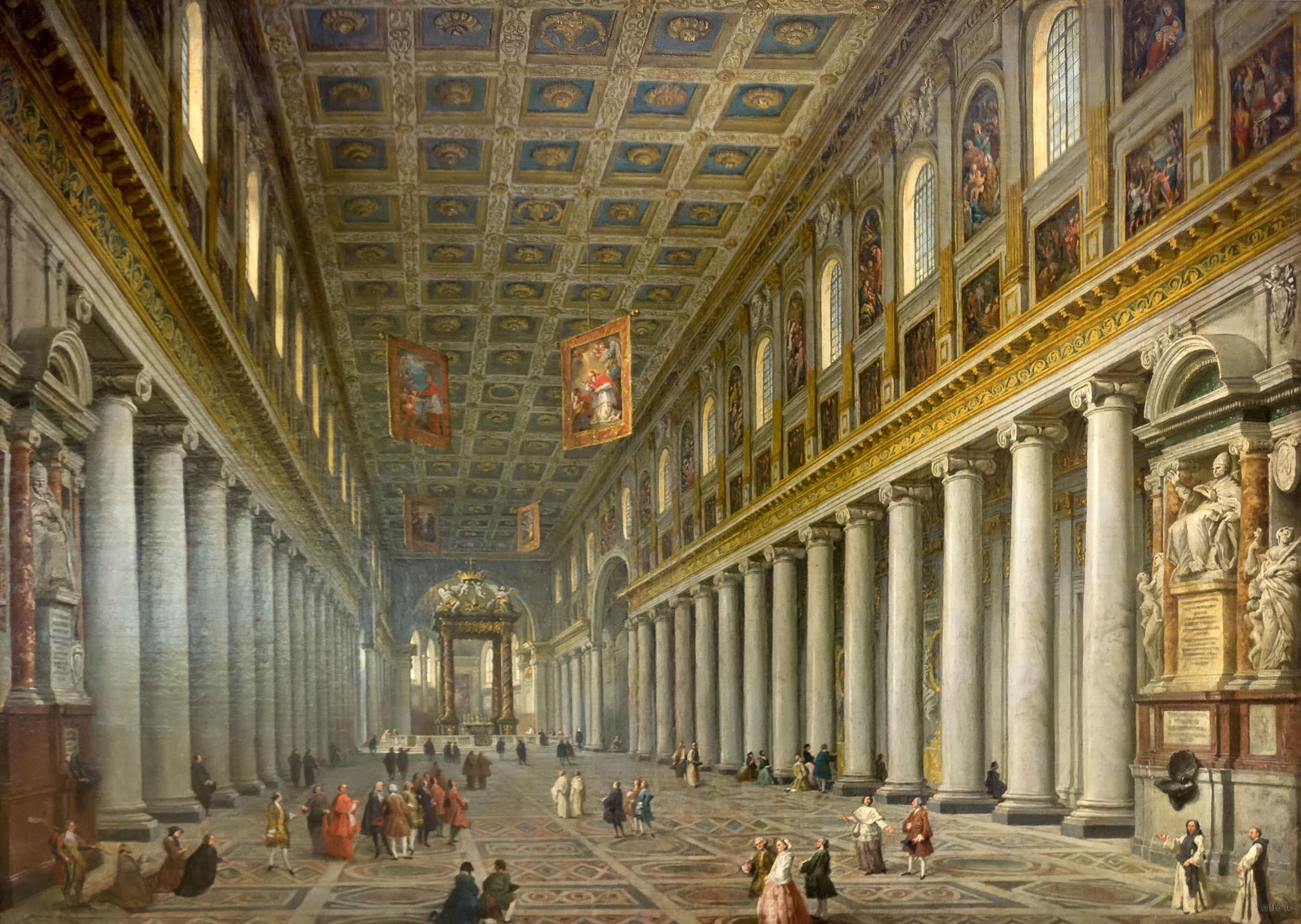 ДЖОВАННИ ПАОЛО ПАНИНИ. Маджоре в Риме.::"Образы Италии" Западноевропейское искусство XVII-XX веков из собрания Эрмитажа