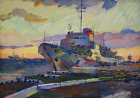 У Ледовитого океана. На морских рубежах. 1976. . Батраев З.С., 1936