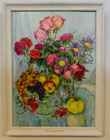 Цветы и фрукты. 1992.  Батраев З.С., 1936