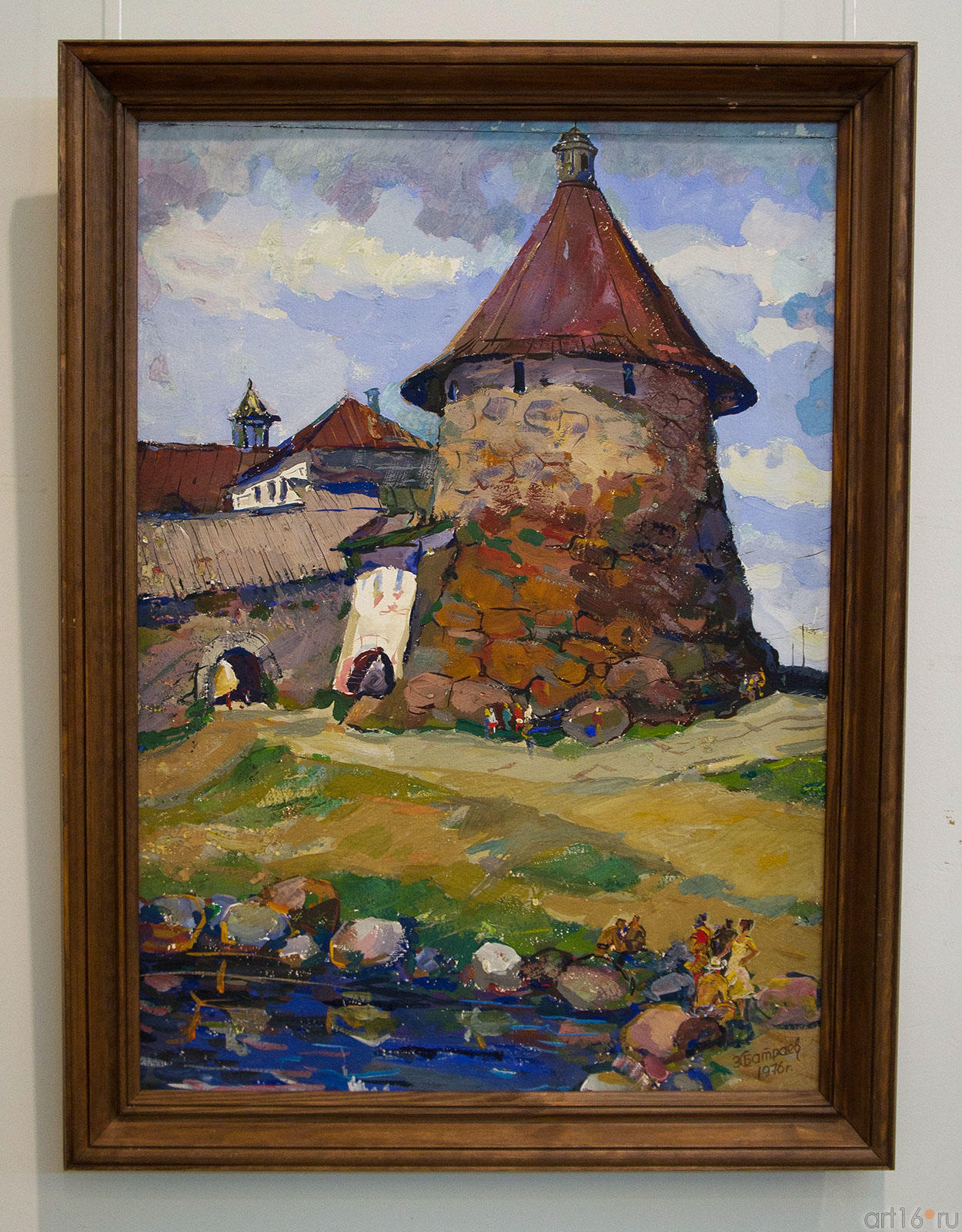 Соловецкий бастион. 1976.  Батраев З.С., 1936::Батраев Закир Султанович, живописец, график