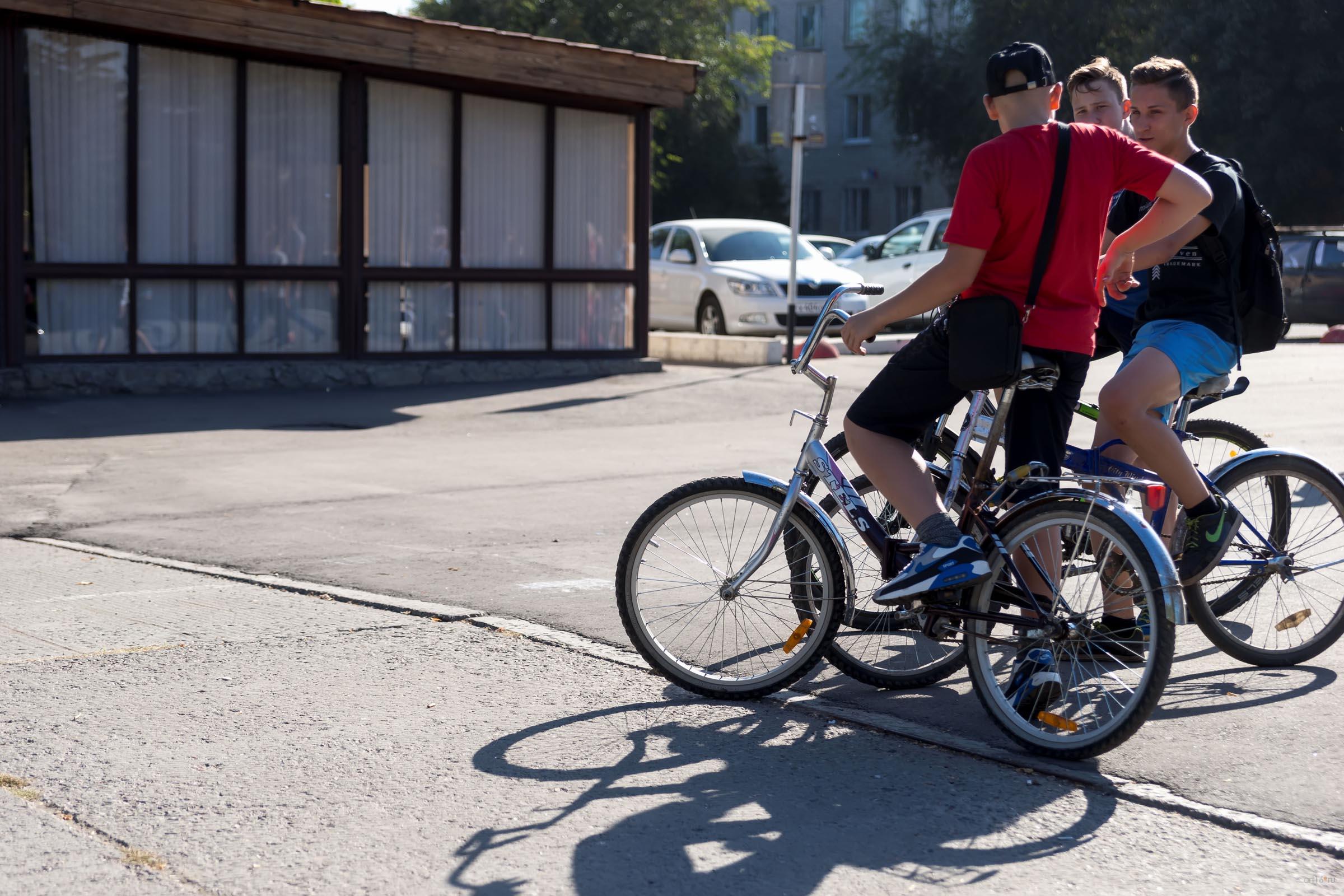 Велосипедисты::Балашов, сентябрь 2015
