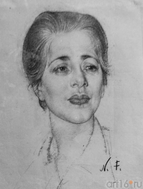 Женский портрет. 1940-е. Фешин Н.И.::Николай Фешин. От Казани до Таоса