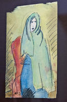 Портрет неизвестной в шали. 1920. Фальк Р.Р. (1886-1958)