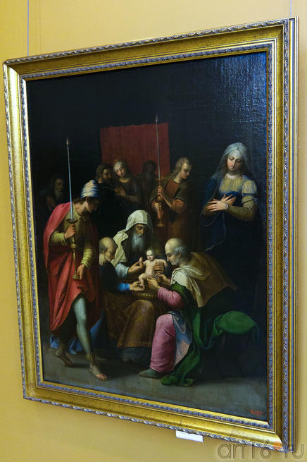 Обрезание Христа. 1585-1590. Луис де Карвахаль (ок. 1556. Толедо - 1607. Мадрид)::«Испанское искусство из собрания Государственного Эрмитажа»