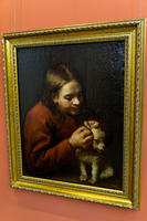 Мальчик, ищущий у собаки болх. 1650-е.Педро Нуньес де Вильявисенсио
