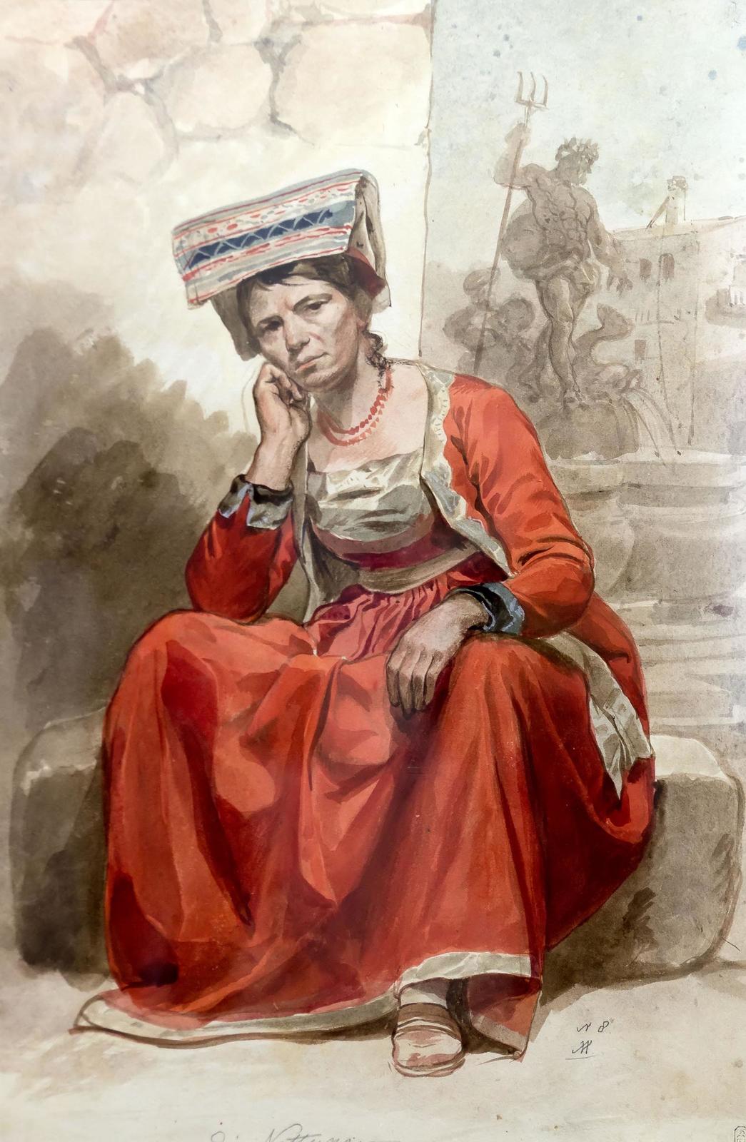 Фото №878722. Итальянка из Фраскати. 1828-1829. Брюллов К.П.