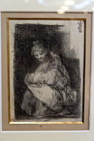 Женщина с ребенком на коленях. 1824-1828. Франсиско Гойя.Фуэндетодос 1746 -Бордо.1828