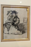 Две женщины в церкви. 1824-1828. Франсиско Гойя.Фуэндетодос 1746 -Бордо.1828