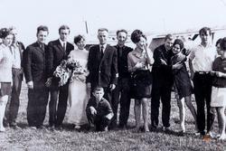 Фото: Первая свадьба на КАМАЗе. Оперативный отдел, 25 мая 1975