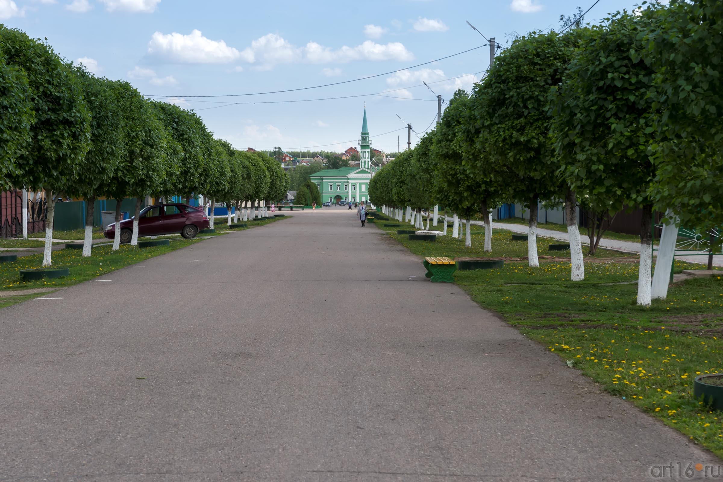 Ул. З. Юсупова, пешеходная улица. Богатые Сабы::Богатые Сабы. Шаймарданов Альфрид. Выставка