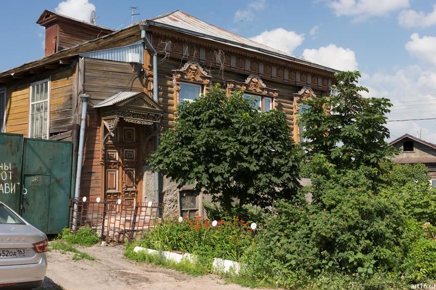 Деревянный дом в Пролетарском переулке, 51::Сызрань 2016