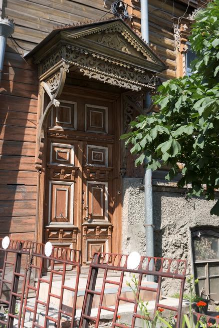 Пример деревянного зодчества в Сызрани. Пролетарский переулок, 51::Сызрань 2016