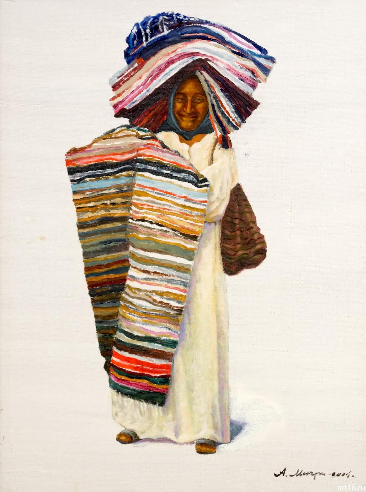 Фото №892962. Египтянка, торгующая коврами. 2004. Мичри А.И. 1934 