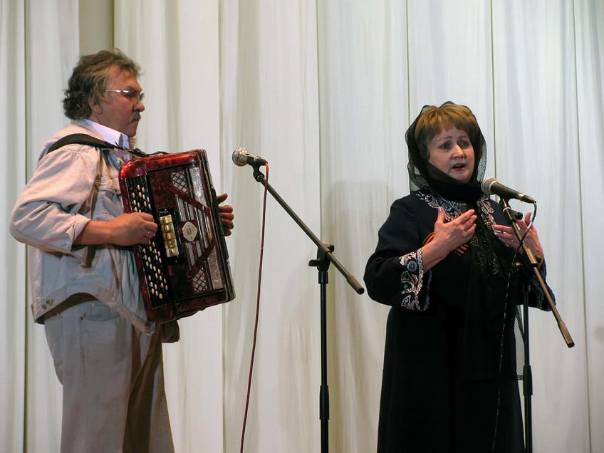 Иванова О., песня ʺСнег сединыʺ::Фестиваль ветеранских хоров — 2010
