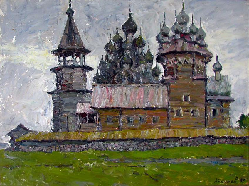 Кижи::Выставка " Храмы России". В.И.Кочунов