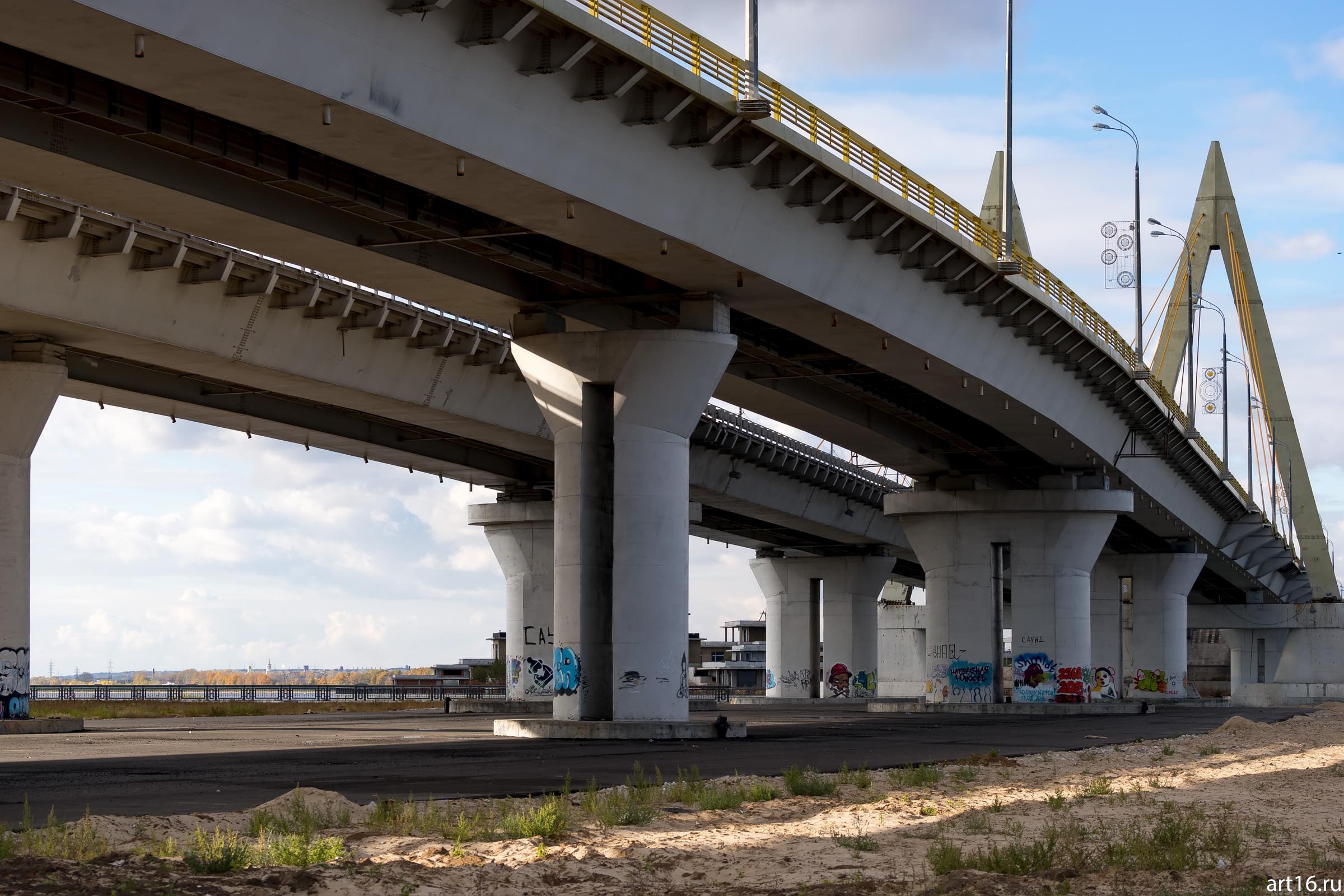 Мост Миллениум, октябрь 2016::Казань, осень, природа