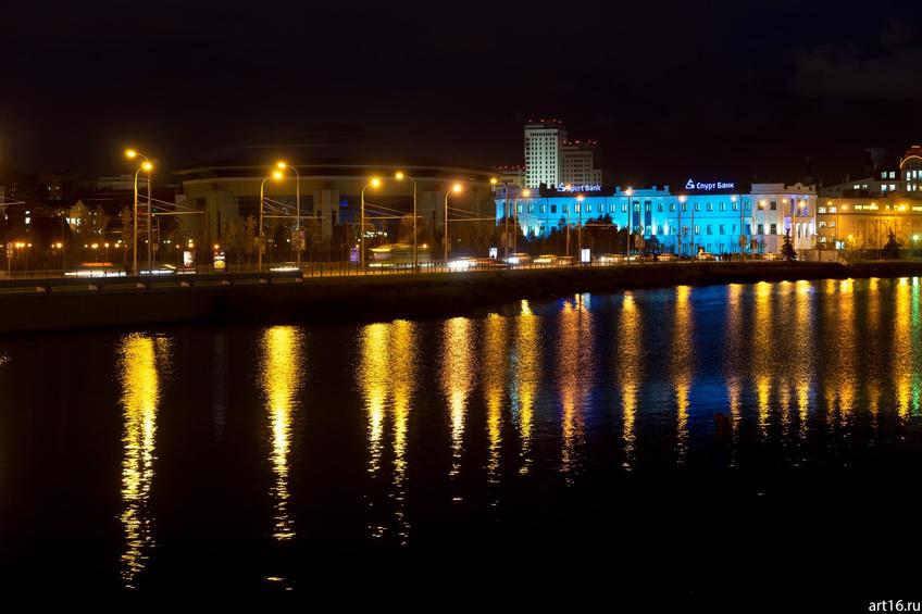 Фото №900266. Оз. Кабан ночью, Казань