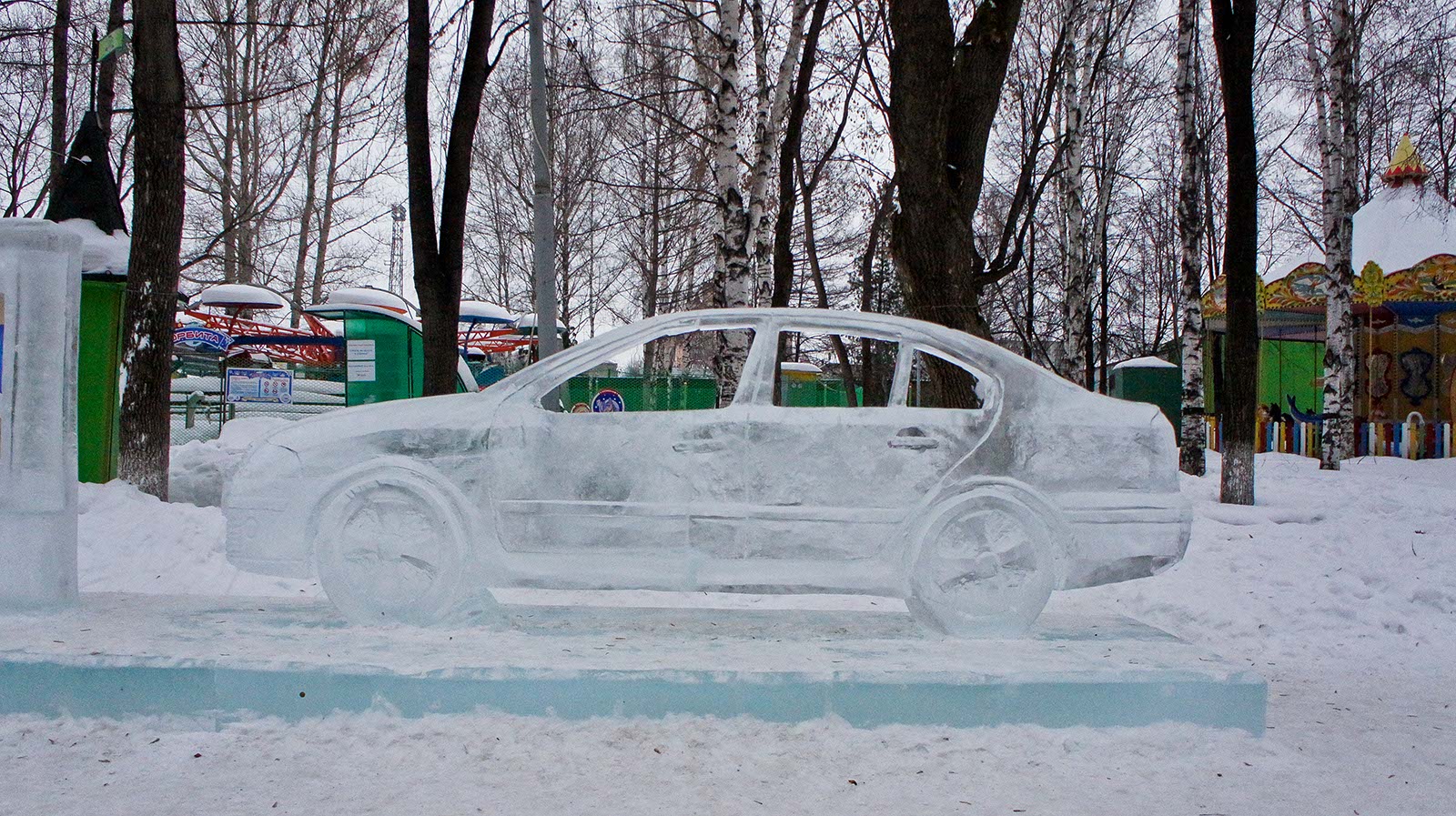 Ледовый городок парк Горького Пермь